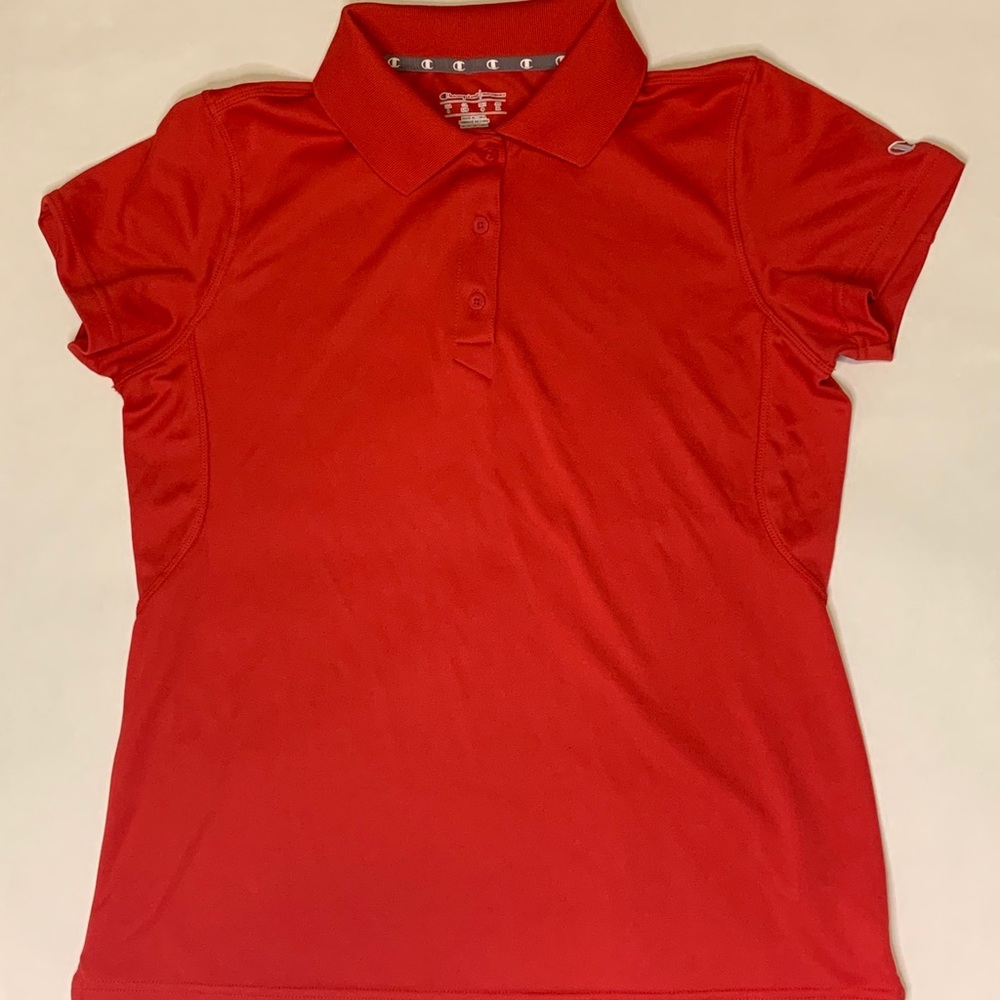 Champion Red Athletic Polo Shirt